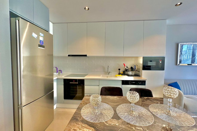 Стильная квартира 1+1 в 300 м от моря с роскошной инфраструктурой и готовая к сдаче в аренду