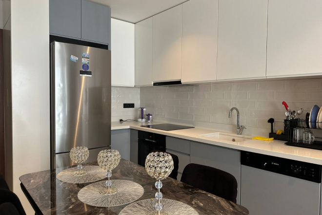 Стильная квартира 1+1 в 300 м от моря с роскошной инфраструктурой и готовая к сдаче в аренду