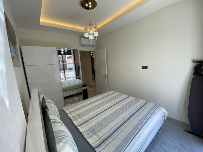 Стильные апартаменты 1+1 с мебелью в 4 минутах от пляжа – идеальны для жизни и аренды