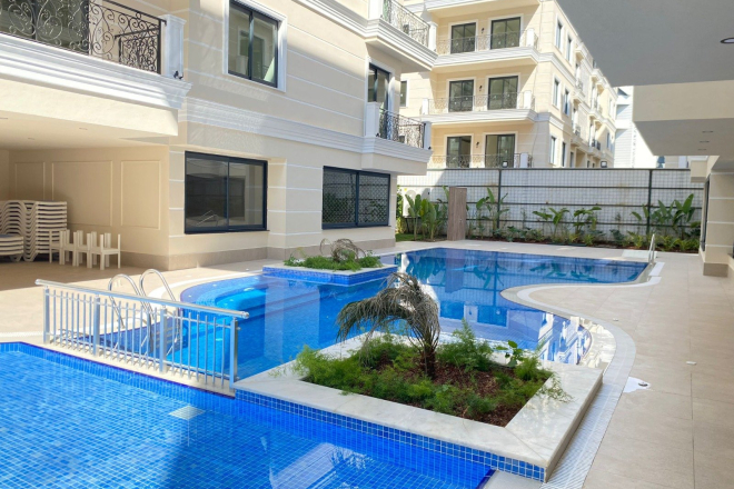 Стильные апартаменты 1+1 с мебелью в 4 минутах от пляжа – идеальны для жизни и аренды