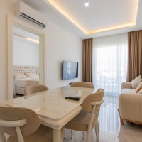 Меблированная 1+1 у моря в престижном районе c возможностью получения  ВНЖ