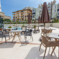 Меблированная 1+1 у моря в престижном районе c возможностью получения  ВНЖ