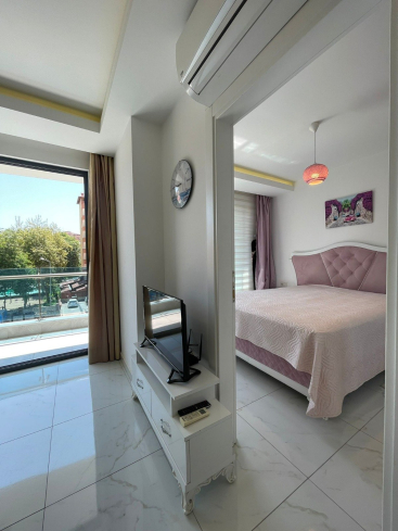 Современная 1+1 в центре Алании — готова к проживанию, подходит под ВНЖ, всего 600 м до моря