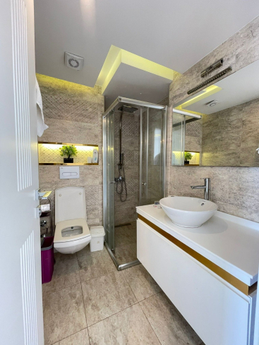 Современная 1+1 в центре Алании — готова к проживанию, подходит под ВНЖ, всего 600 м до моря