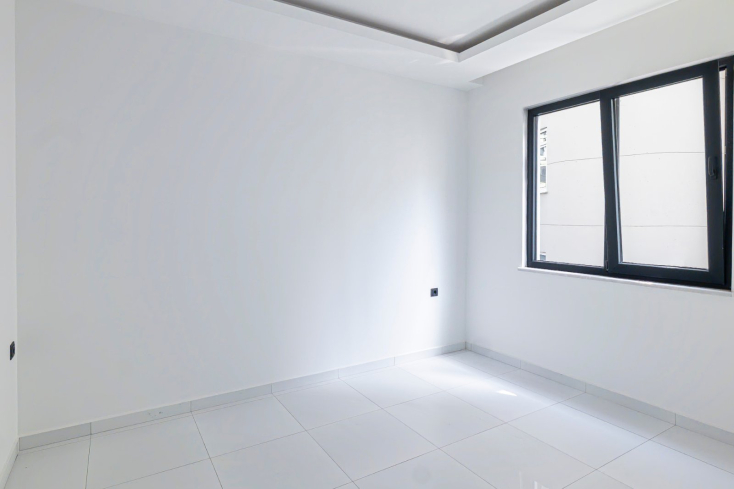 Стильная квартира 1+1 рядом с пляжем Клеопатра — новострой с бассейном