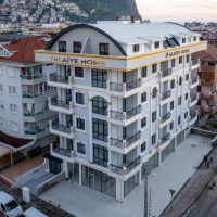 Стильная квартира 1+1 рядом с пляжем Клеопатра — новострой с бассейном