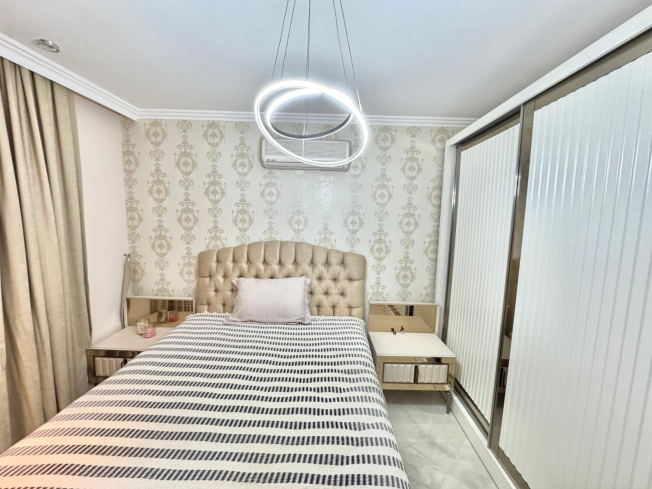 Квартира 1+1 на первой береговой линии в Оба — 50 м до песчаного пляжа, супер-цена