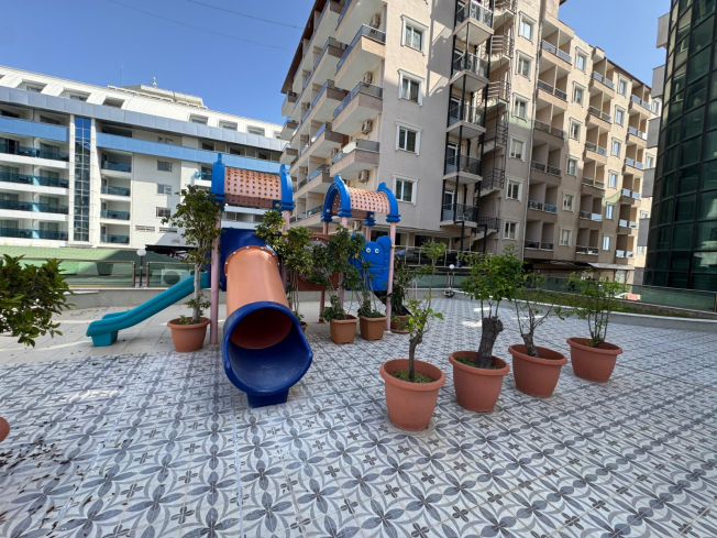 Квартира 1+1 на первой береговой линии в Оба — 50 м до песчаного пляжа, супер-цена