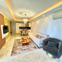 Квартира 1+1 на первой береговой линии в Оба — 50 м до песчаного пляжа, супер-цена