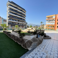 Квартира 1+1 на первой береговой линии в Оба — 50 м до песчаного пляжа, супер-цена