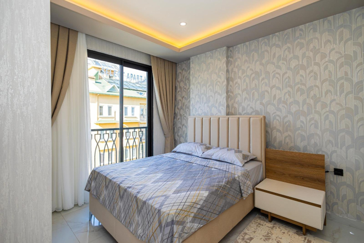 Красивая квартира  1+1 в центре Клеопатры — рядом с пляжем, с бассейнами и инфраструктурой 5★