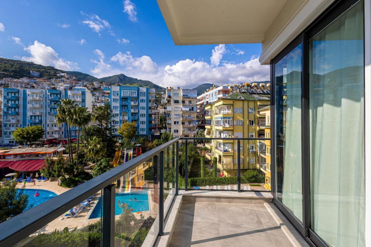 Красивая квартира  1+1 в центре Клеопатры — рядом с пляжем, с бассейнами и инфраструктурой 5★