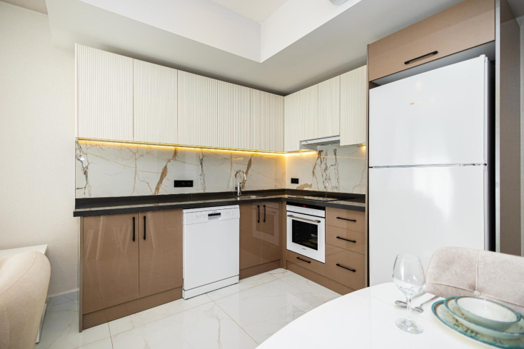 Красивая квартира  1+1 в центре Клеопатры — рядом с пляжем, с бассейнами и инфраструктурой 5★