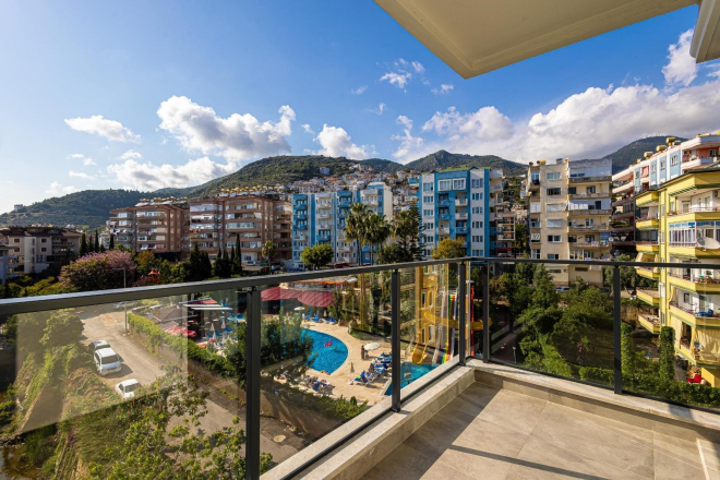 Красивая квартира  1+1 в центре Клеопатры — рядом с пляжем, с бассейнами и инфраструктурой 5★