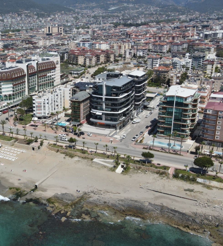 Премиальная квартира 2+1 для гражданства на первой береговой линии в Оба