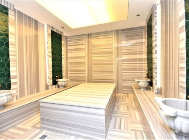 Премиальная квартира 2+1 для гражданства на первой береговой линии в Оба