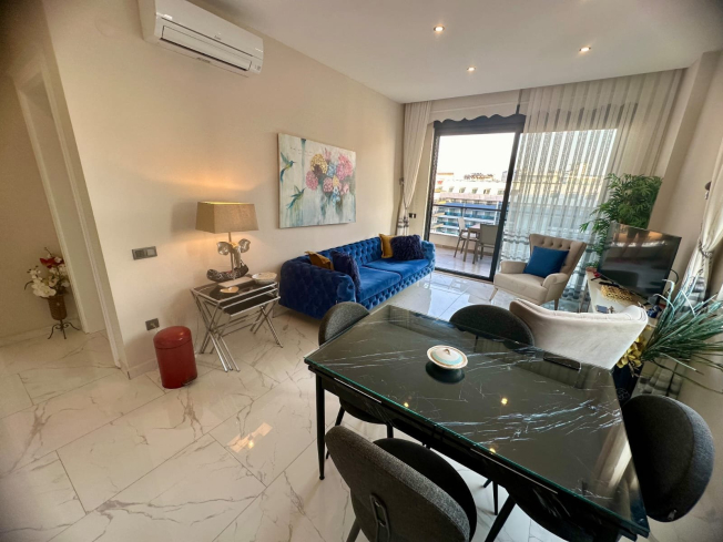 Премиальная квартира 2+1 для гражданства на первой береговой линии в Оба