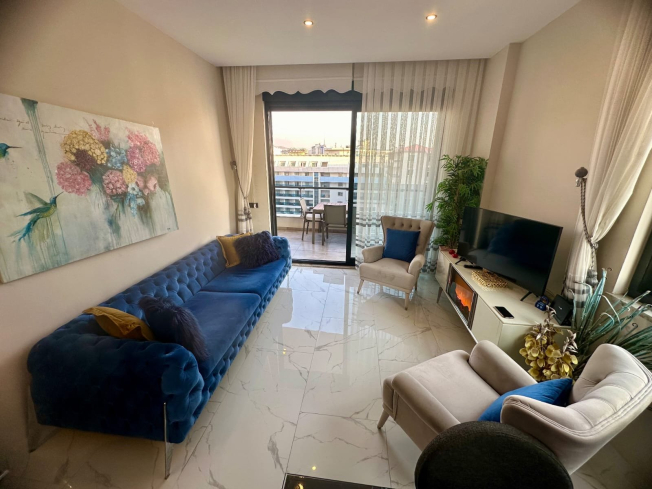 Премиальная квартира 2+1 для гражданства на первой береговой линии в Оба