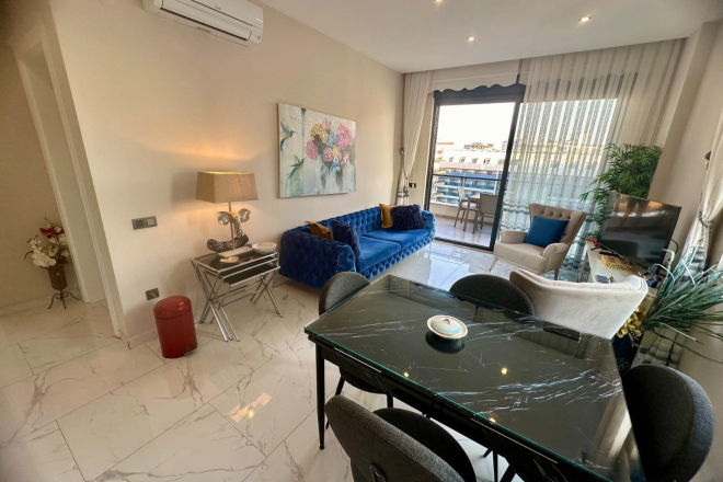 Премиальная квартира 2+1 для гражданства на первой береговой линии в Оба