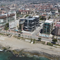 Премиальная квартира 2+1 для гражданства на первой береговой линии в Оба