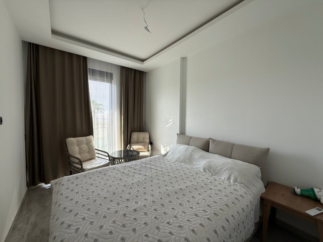 1+1 Уютная квартира 1+1 в новом комплексе в Демирташе. Полностью меблирована. Богатая инфраструктура