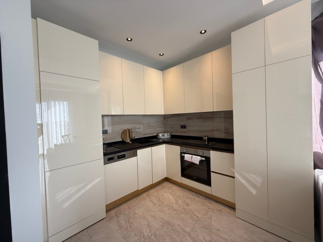 1+1 Уютная квартира 1+1 в новом комплексе в Демирташе. Полностью меблирована. Богатая инфраструктура