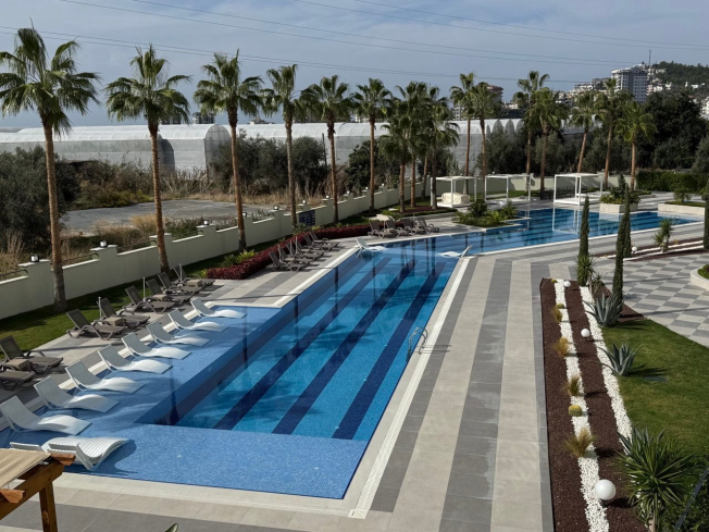 1+1 Уютная квартира 1+1 в новом комплексе в Демирташе. Полностью меблирована. Богатая инфраструктура