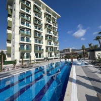 1+1 Уютная квартира 1+1 в новом комплексе в Демирташе. Полностью меблирована. Богатая инфраструктура