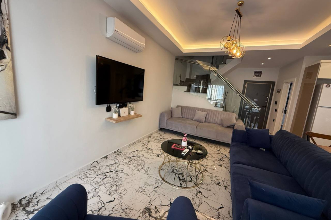 İKAMETE UYGUN 2+1 EŞYALI DAİRE HAVUZLU DAİRE