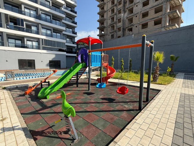 Современная квартира 1+1 в Махмутларе с видом на море — выгодная цена