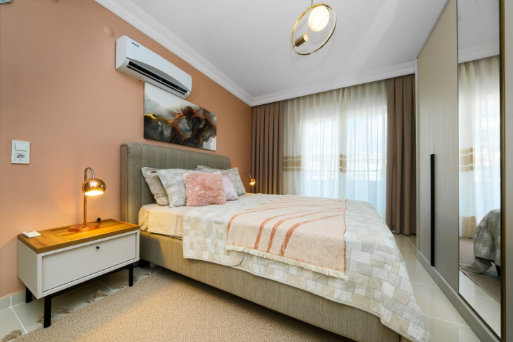 Просторная меблированная квартира  2+1 рядом с морем — готова для ВНЖ