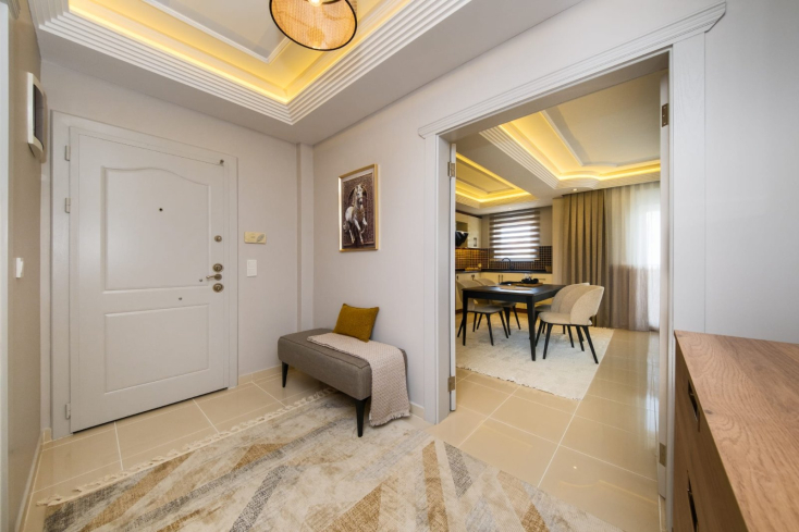 Просторная меблированная квартира  2+1 рядом с морем — готова для ВНЖ