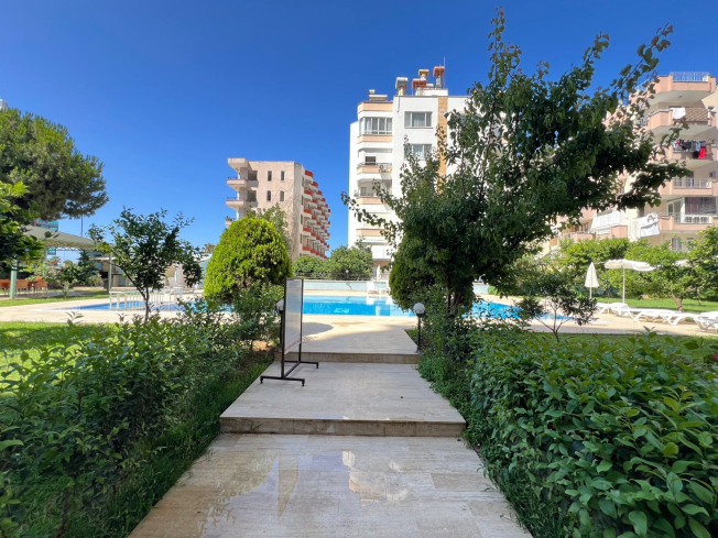 Просторные апартаменты 2+1 с панорамным видом у моря в Махмутларе