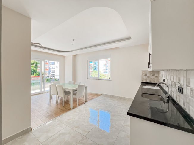 1+1 в Махмутларе в комплексе с бассейном — 250 м до моря