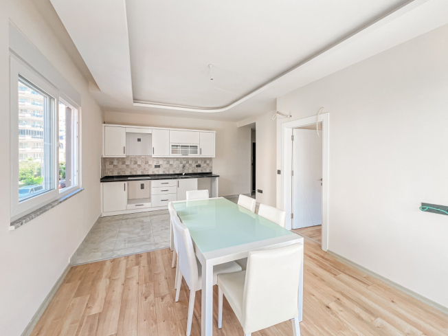 1+1 в Махмутларе в комплексе с бассейном — 250 м до моря