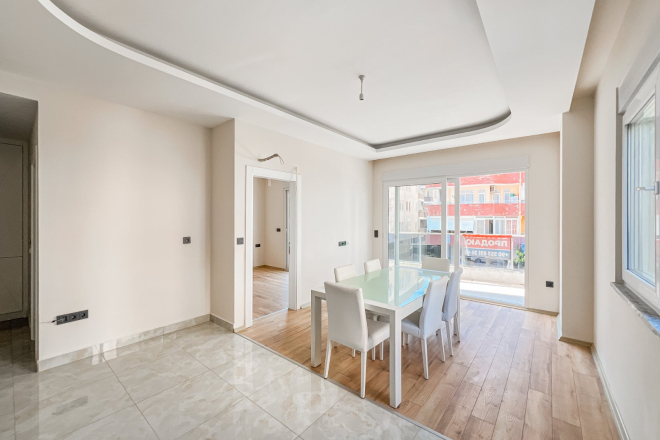 1+1 в Махмутларе в комплексе с бассейном — 250 м до моря