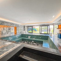 1+1 в Махмутларе в комплексе с бассейном — 250 м до моря