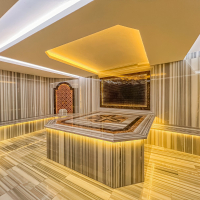 1+1 в Махмутларе в комплексе с бассейном — 250 м до моря