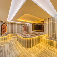 1+1 в Махмутларе в комплексе с бассейном — 250 м до моря