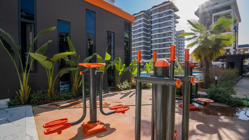 Стильная меблированная 1+1 в комплексе с богатой инфраструктурой — 600 м до моря