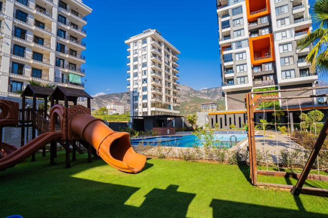 Стильная меблированная 1+1 в комплексе с богатой инфраструктурой — 600 м до моря