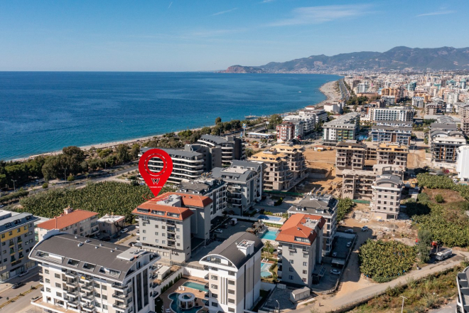 Современная квартира с видом на море в 100 метрах от пляжа — идеальна для отдыха и краткосрочной аренды