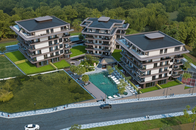 Alanya’nın En Sakin ve En Doğal Bölgelerinden Biri Olan Kestel’de, Huzurlu ve Modern Bir Yaşam Alanı