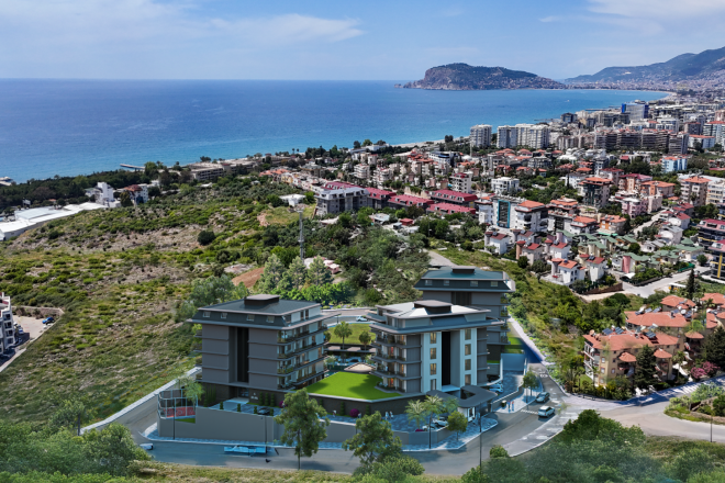 Alanya’nın En Sakin ve En Doğal Bölgelerinden Biri Olan Kestel’de, Huzurlu ve Modern Bir Yaşam Alanı