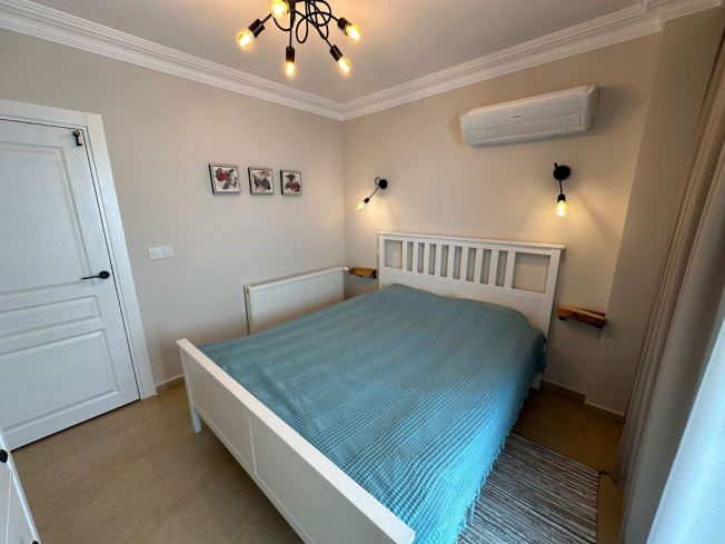 3+1 villa tip daire deniz ve kale manzaralı