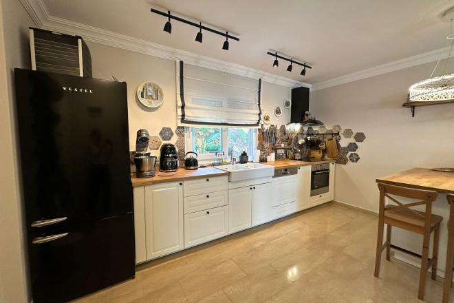 3+1 villa tip daire deniz ve kale manzaralı