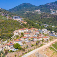 3+1 villa tip daire deniz ve kale manzaralı