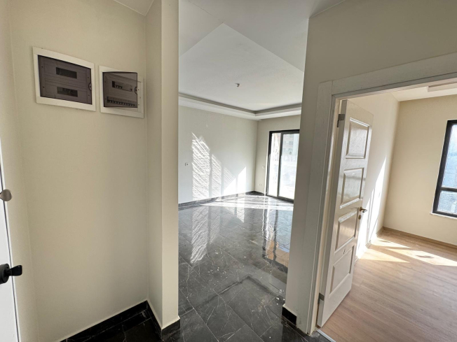 Просторная 1+1 в Махмутларе с курортной инфраструктурой и 500 м до моря