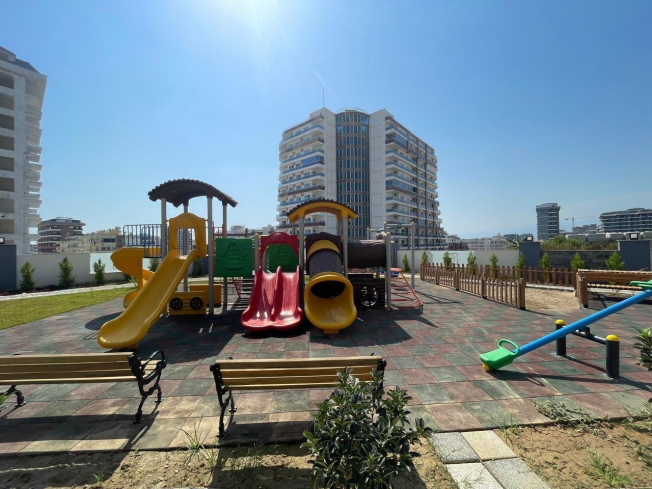 Просторная 1+1 в Махмутларе с курортной инфраструктурой и 500 м до моря