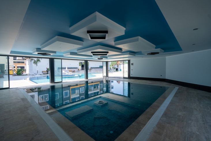 Новая 1+1 в Махмутларе с богатой инфраструктурой и шаговой доступностью к морю